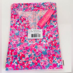 Lilly Pulitzer Easley T-Shirt Dress Aura Pink Baby Bloomer NWT In Package